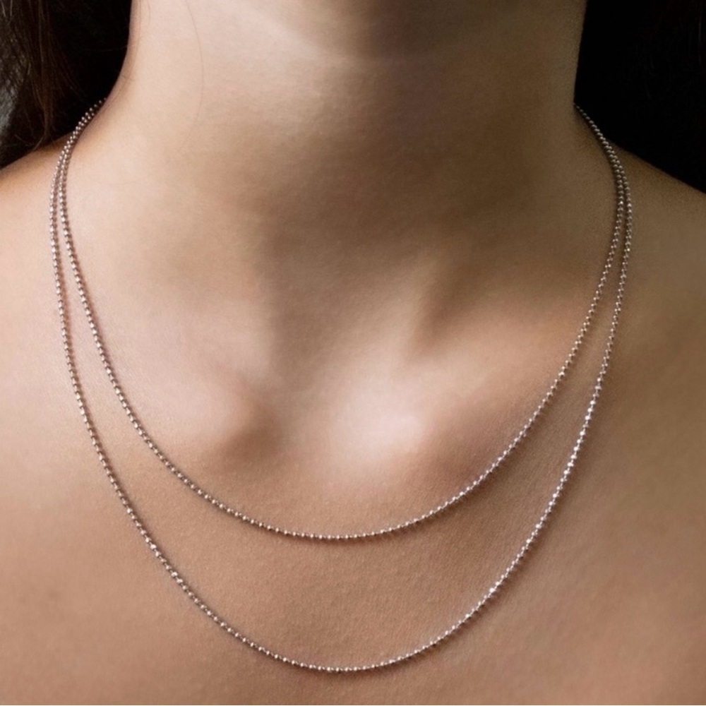 NEW Alex Woo Designer 16” Sterling Silver Ball Chain w/Lobster Clasp Necklace